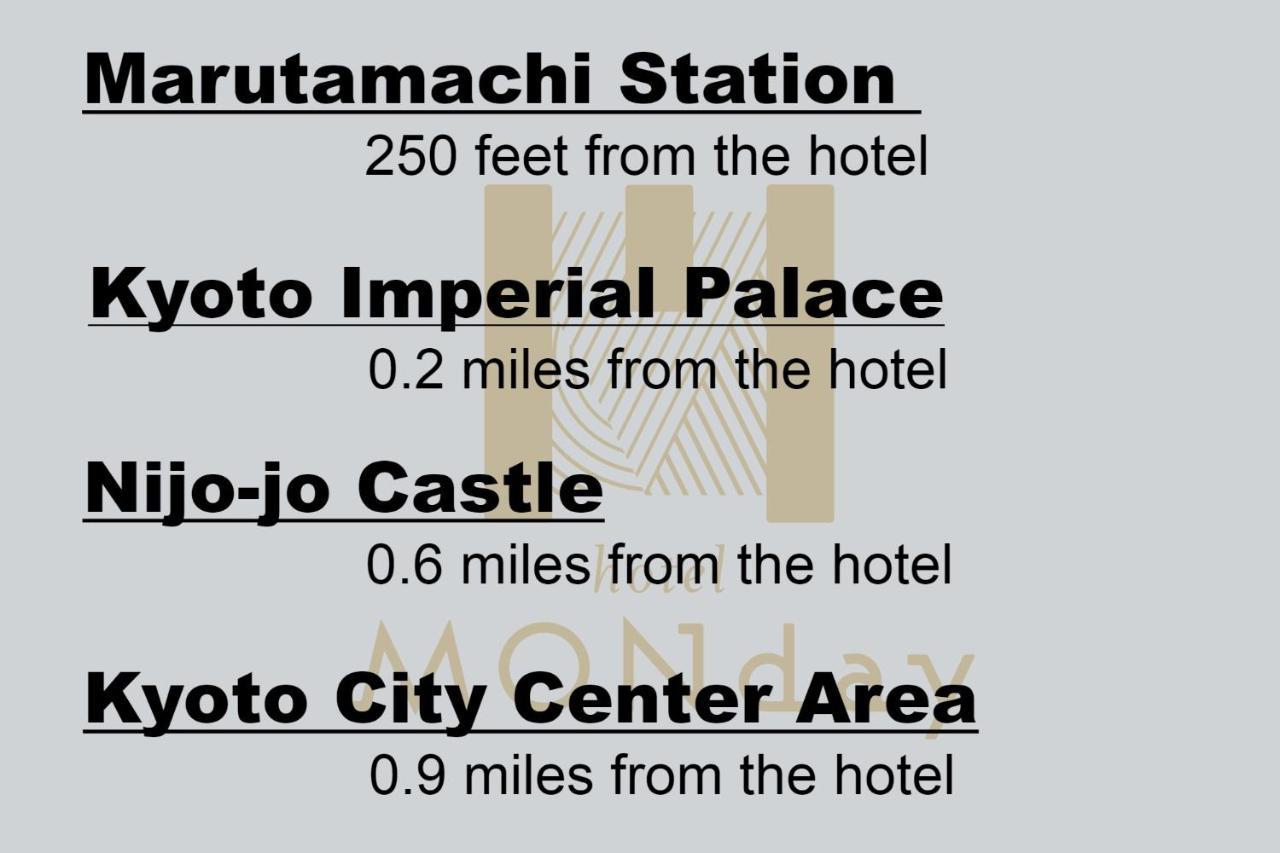 Hotel Monday Kyoto Marutamachi Bagian luar foto